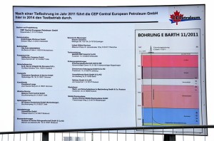 Testförderung - Unverfängliche Beschreibung eines Frac-Vorhabens (Info-Tafel am Betriebsplatz Barth 11)