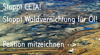 Petition gegen CETA, Teersandöl